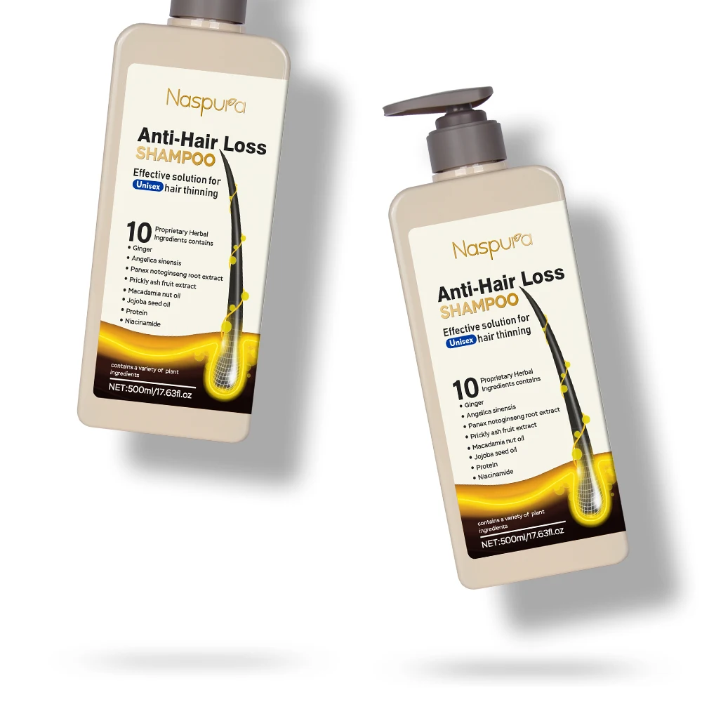 Thailand Wholesale Natural Ginger Shampoo Hair Regrowth Active Ingredients Hair Shampoo