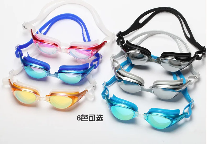 2022 HD Coated Lenses Anti-Fog Swimming Glasses Eye Protection Anti UV Comfortable Silicone Polarized Swimming Goggles