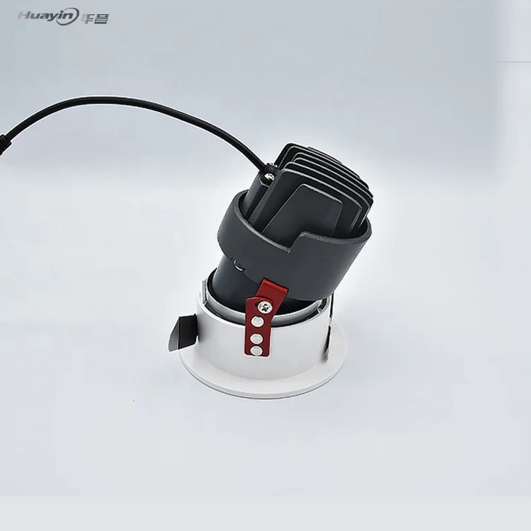 90/97Ra Low Price commercial projector Rotating Narrow Beam angle 5W 9W 12W COB Ceiling led spot light Recessed Lamp spotlight