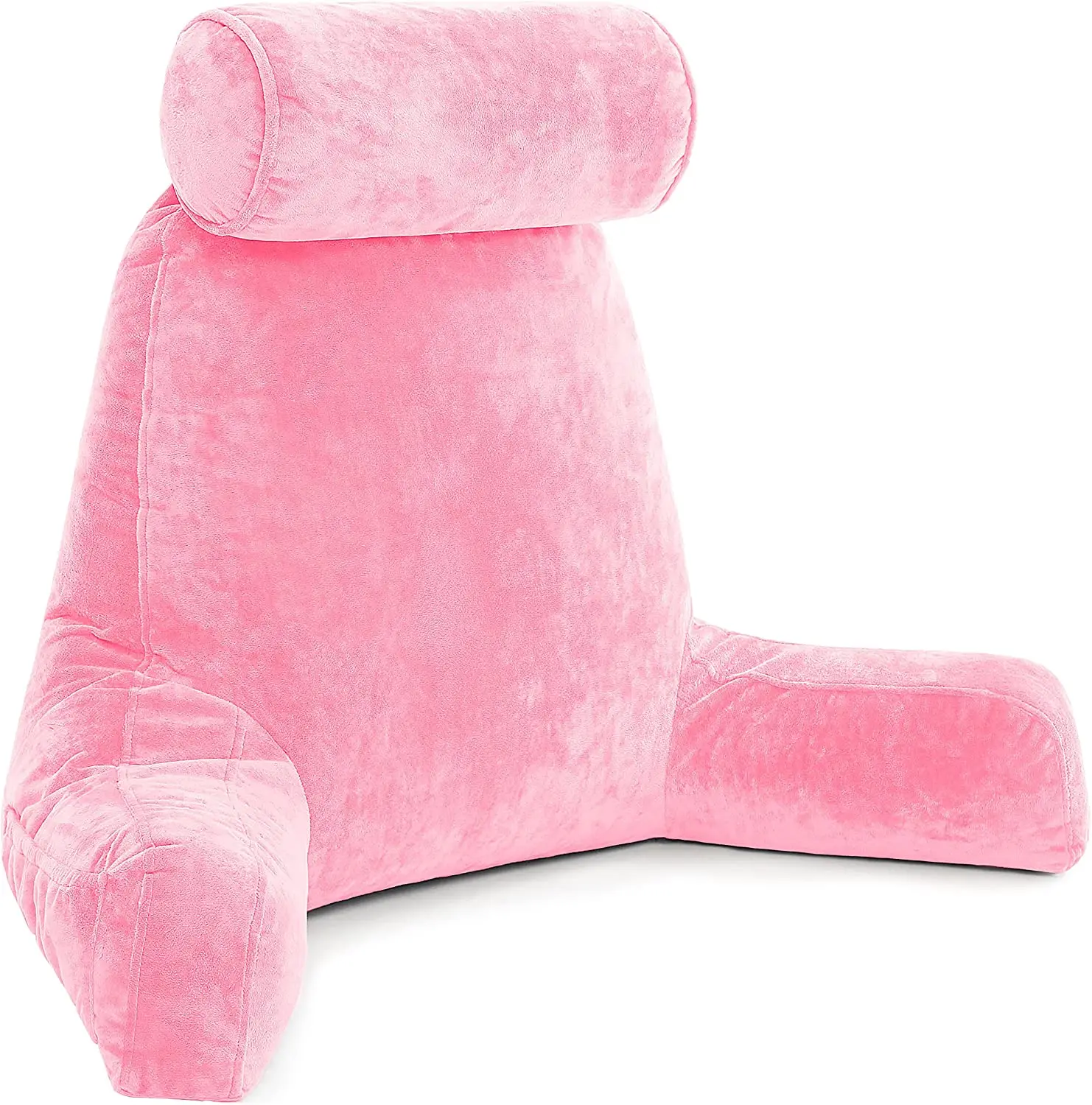 hot selling reading pillow made of super soft mink bed rest pillow deyi home backrest pillow