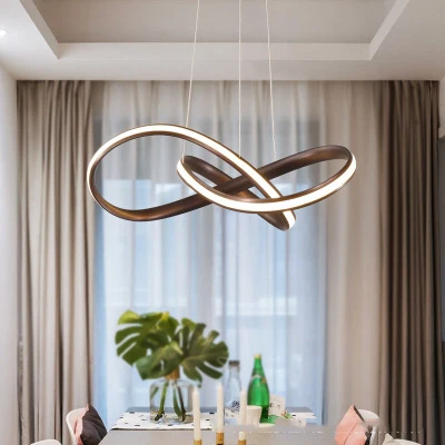 Round lustre de luxe luminarias restaurant light luxury interior decorative home round circle nordic pendant light for hotel