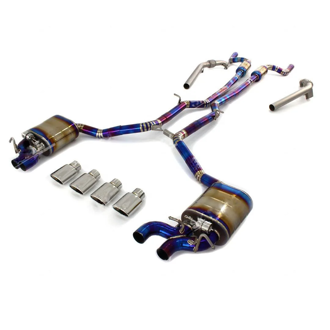 High Quality Exhaust Pipes For Mercedes-benz C63 Amg W204 6.2l 2012-2015 Exhaust Control Valve Titanium Exhaust Muffler