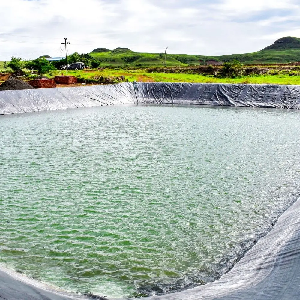 0.5mm/0.75mm/1mm/2mm High Density Black HDPE Geomembrane for Fish Pond/Agriculture/Dam/Landfill/Lake/Biogas/Aquaculture Project