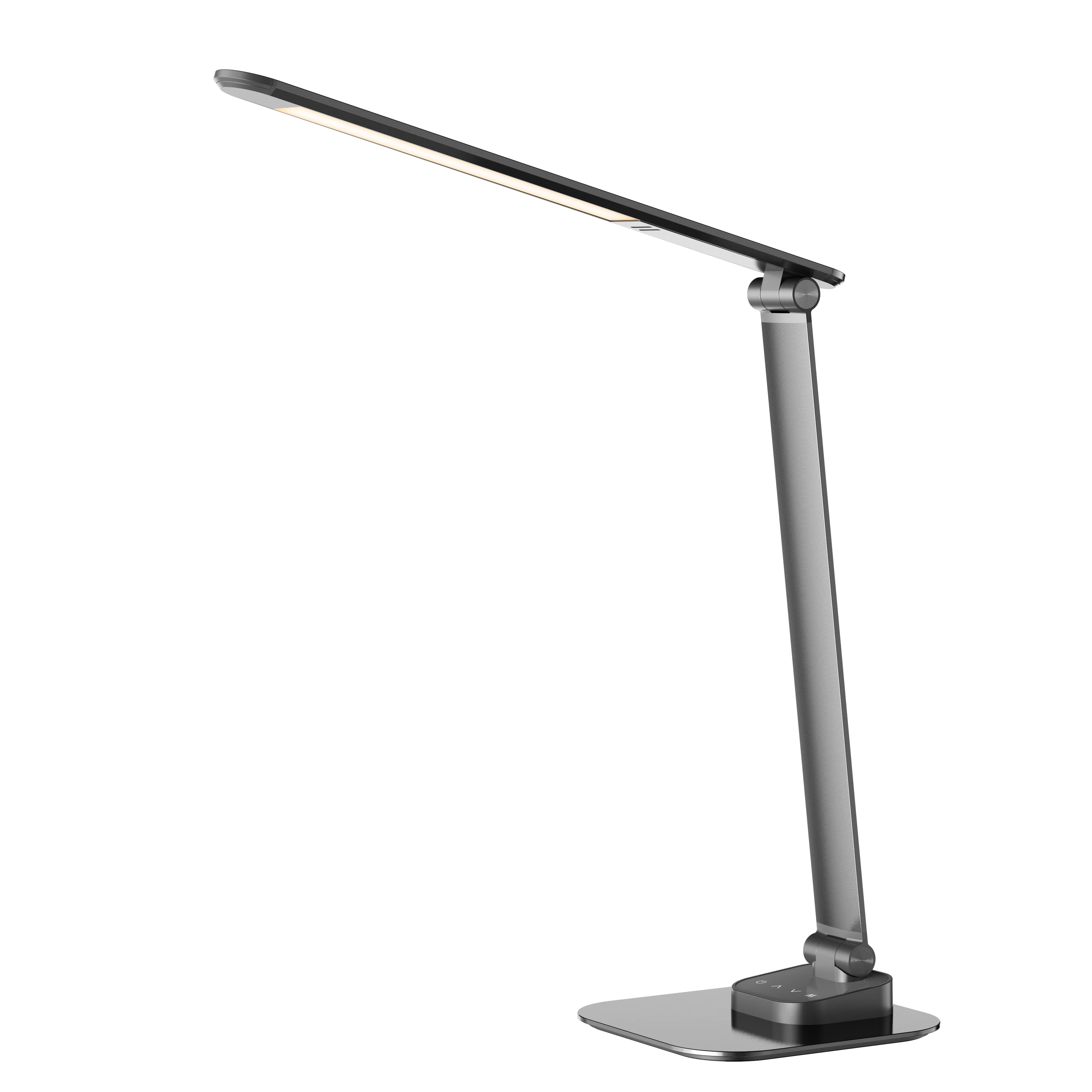 New arrival aluminium alloy foldable table lamp 3-color temperature reading desk lamp