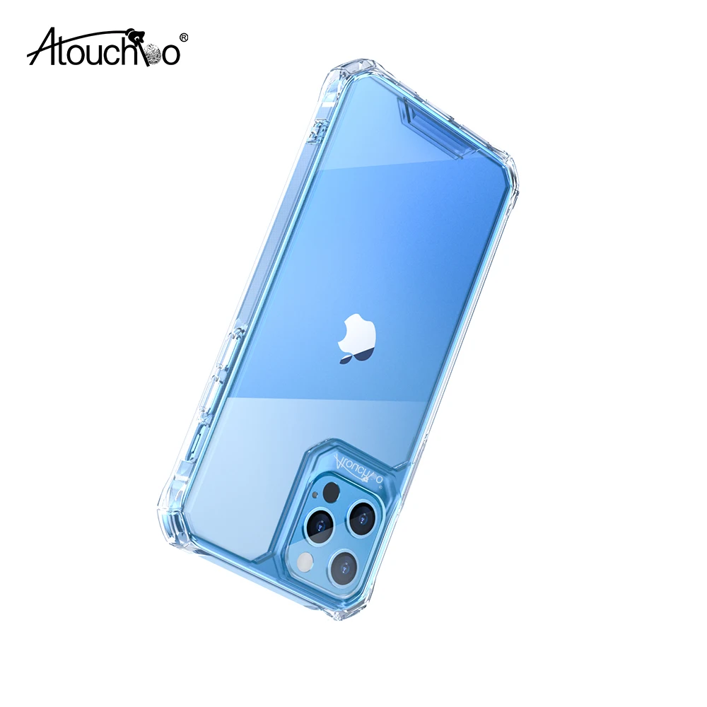  Atouchbo новейший дизайн Кристалл бриллиант ТПУ + ПК Анти-взрыв для iPhone 13 Pro Max mini ударопрочный чехол