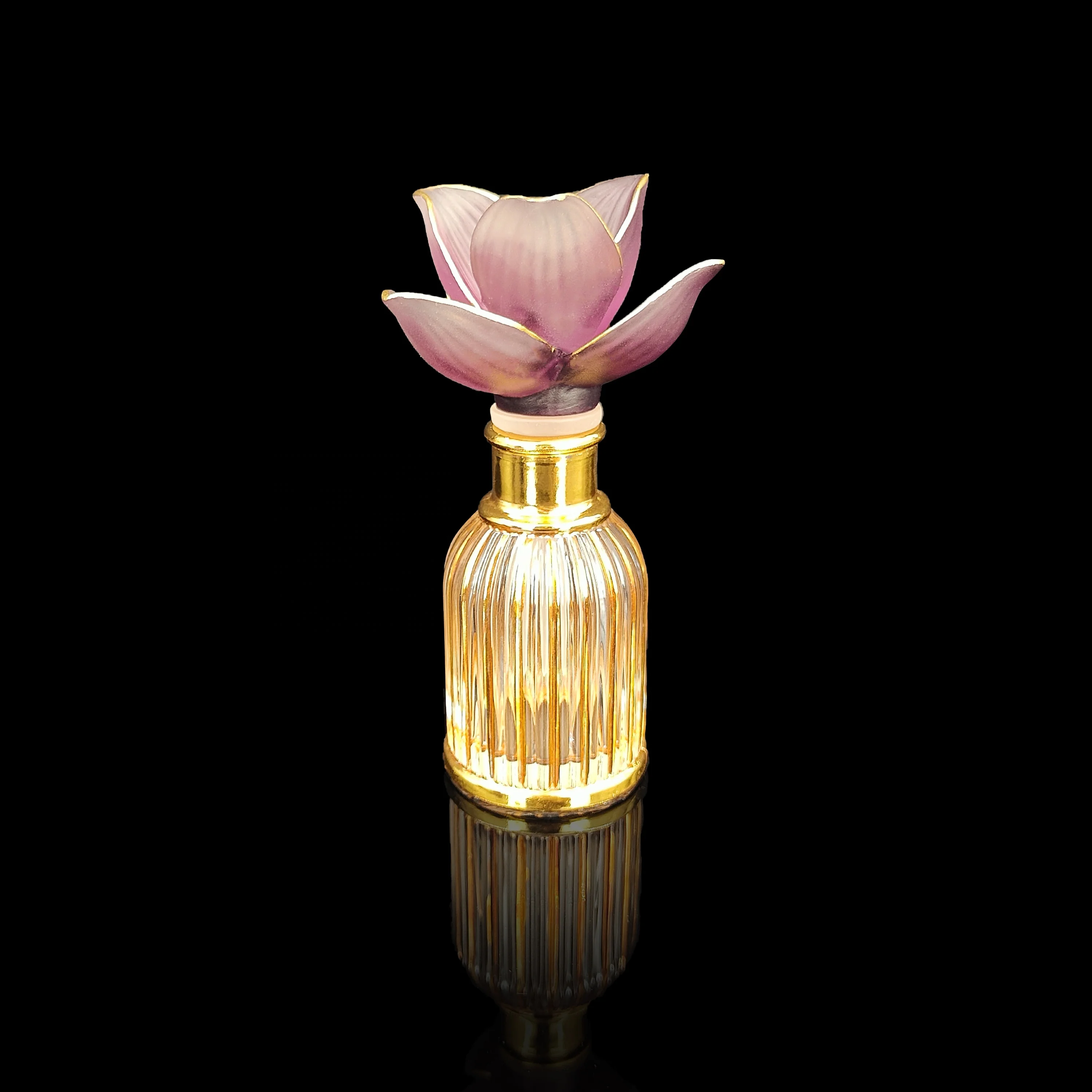 Оптовая продажа, роскошный подарок Рамадан, стеклянные бутылки для духов, набор кристаллов