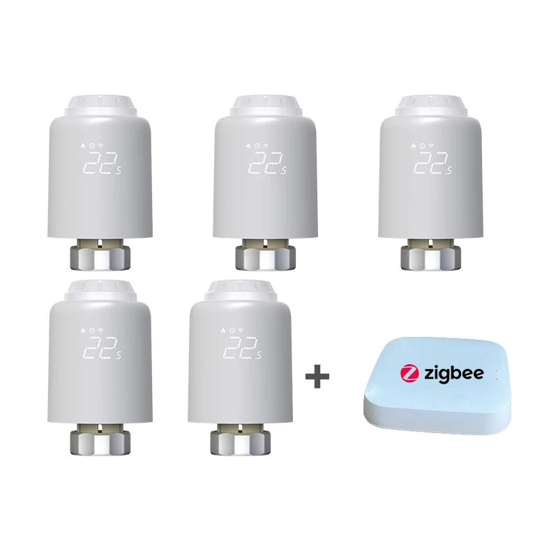 BAIYILUN Wifi thermostatic valve connect tuya zigbee 3.0 trv radiator valve for floor heating