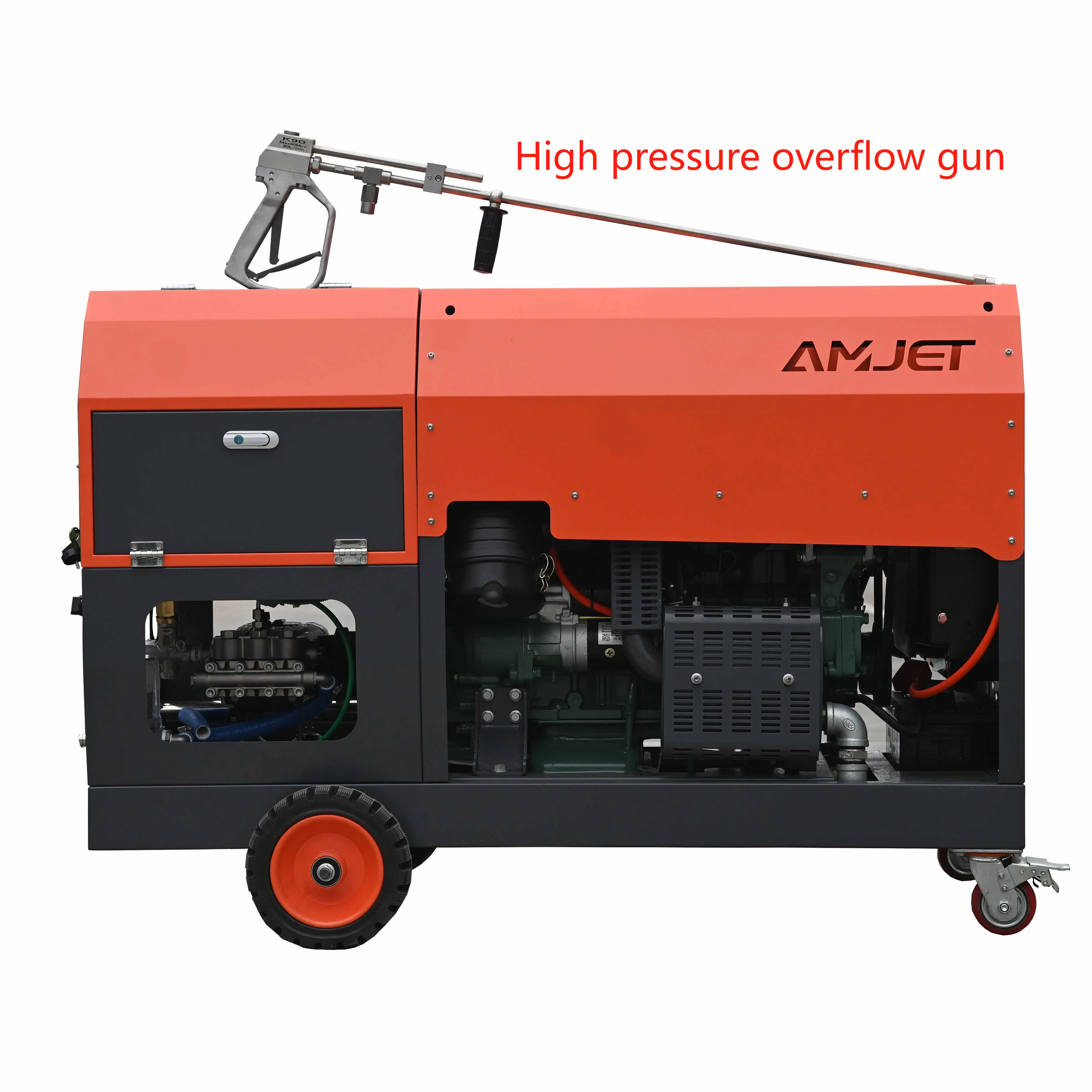 Portable 600 Bar 8700 PSI 22lpm Electric Power  Heavy Duty Commercial High Pressure Washer Machines