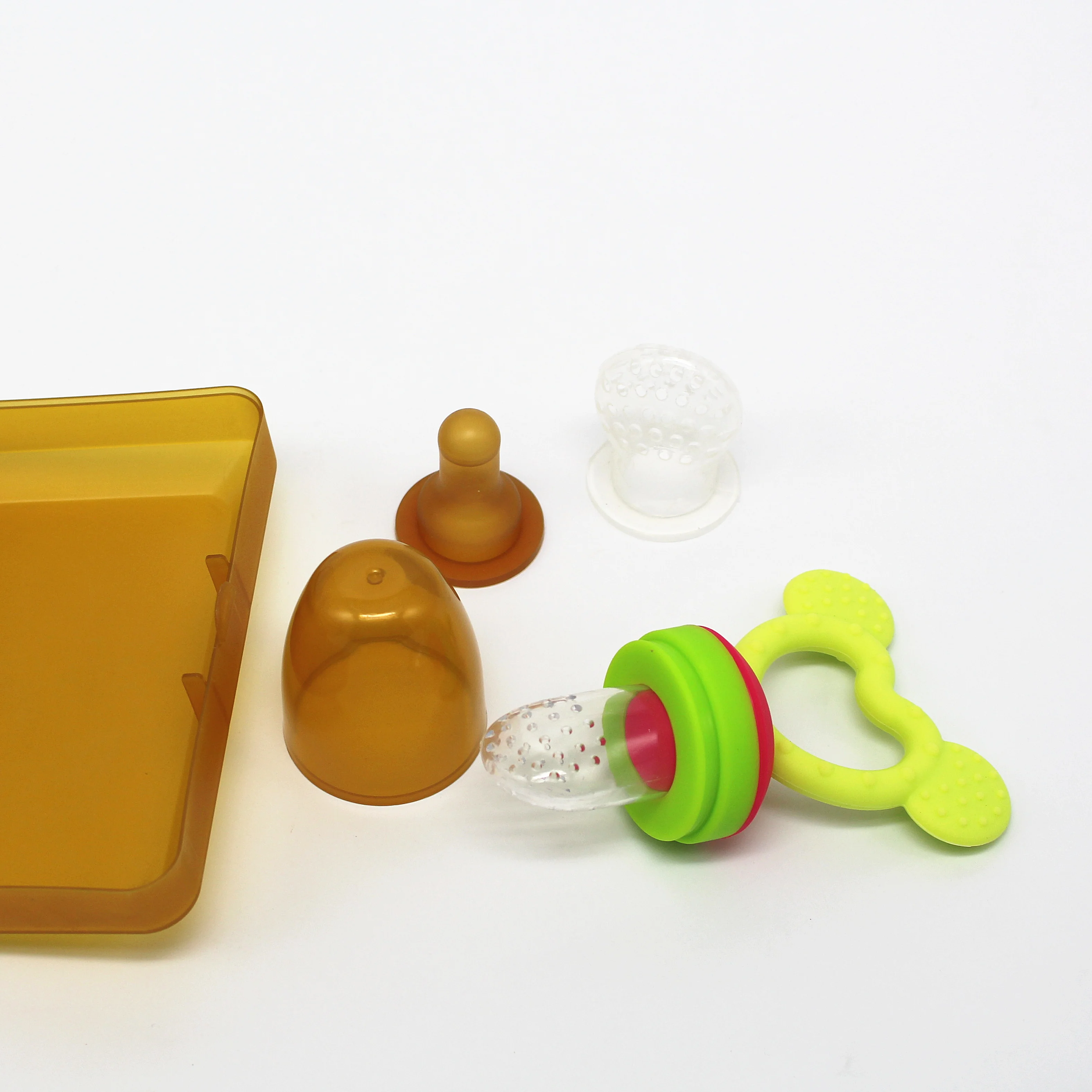 
Factory Direct Environmentally Friendly Food Grade Silicone Baby Fruit Feeder Pacifier 