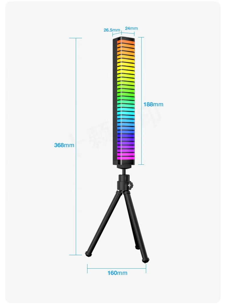 LED RGB Sound Control Light App Control Pickup Voice sound activated light Rhythm Color Ambient Lamp Bar of Music Ambient Lights