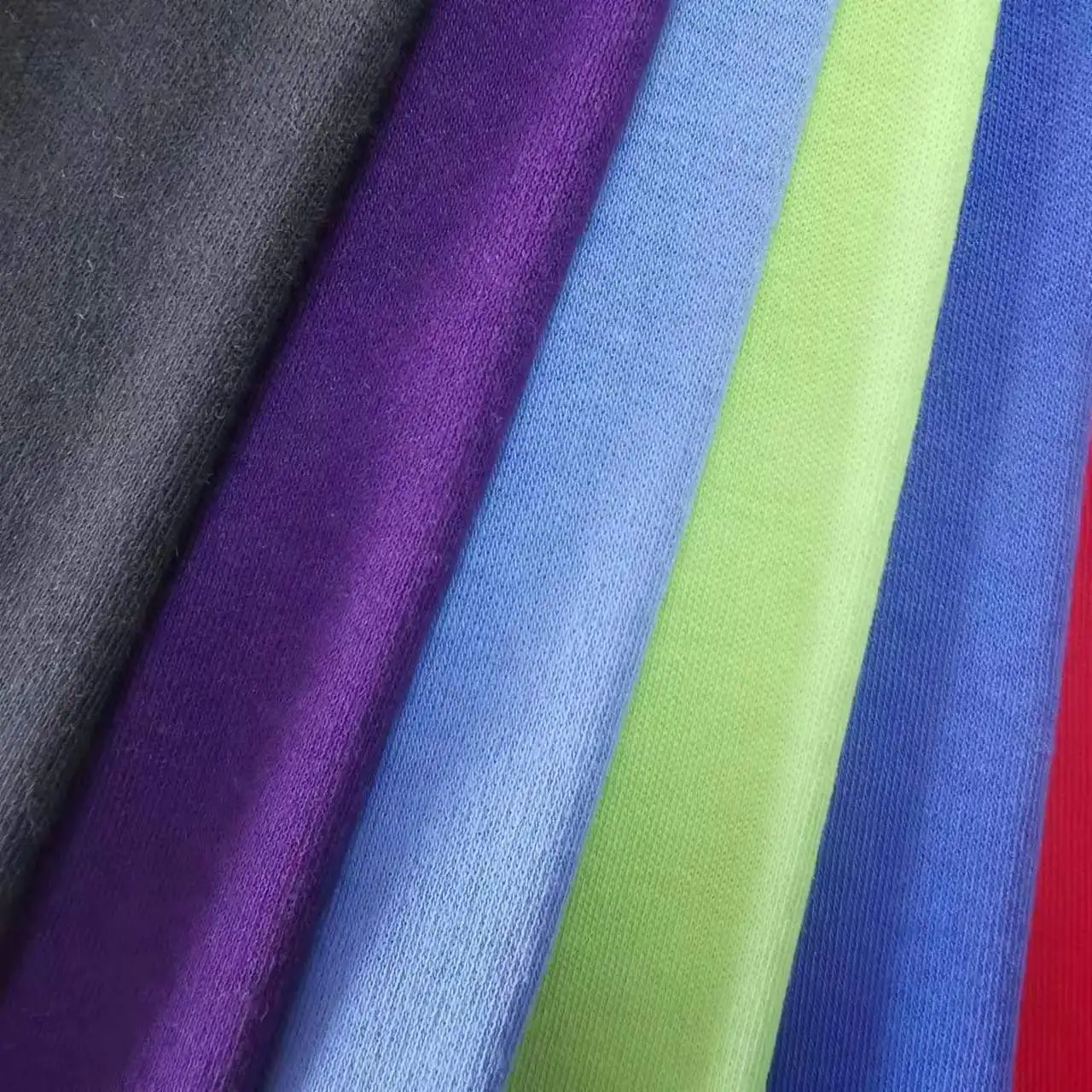 Custom colors material cheap fabric cvc interlock cotton poly dyed knitted textile telas tissu fabric for garments
