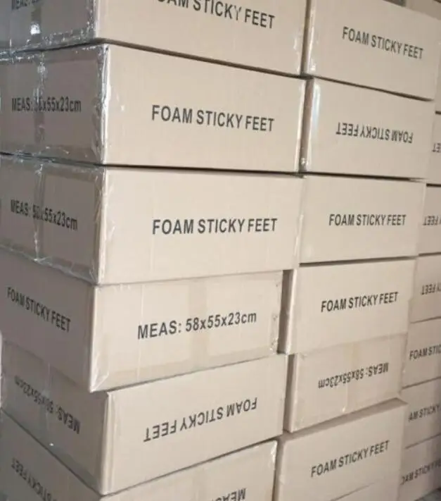 Disposable spray tan sticky feet