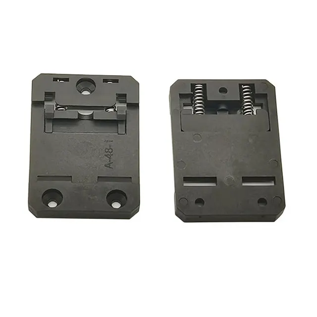 Rohs Compliant Nylon Spring Loaded Din Guide Rail Buckle, Din Rail Bracket,Clamps Clips