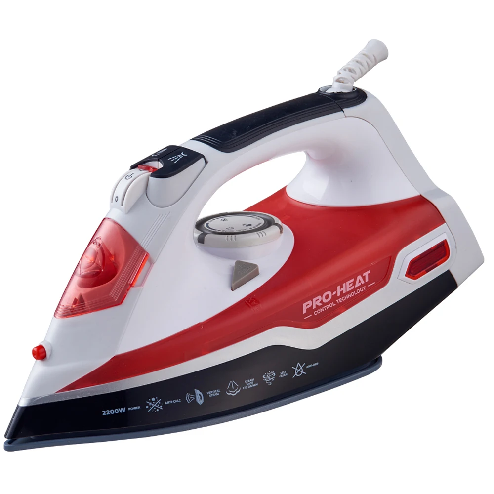 wholesale steam iron steam iron Best Selling Compact Fashion  ceramic Sole Plate Industrial Electric Irons for Cloth