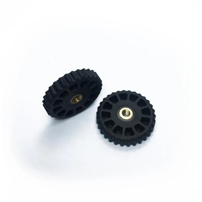 Customized Soft Touch Star Knob Machinery Plastic Lobe Knob Machine Bakelite Plastic Handle Knob