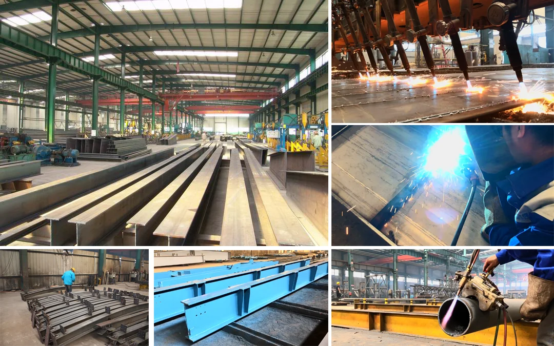 Prefab custom cow shed farm building design cattle goat cow horse poultry farm house stable steel structure