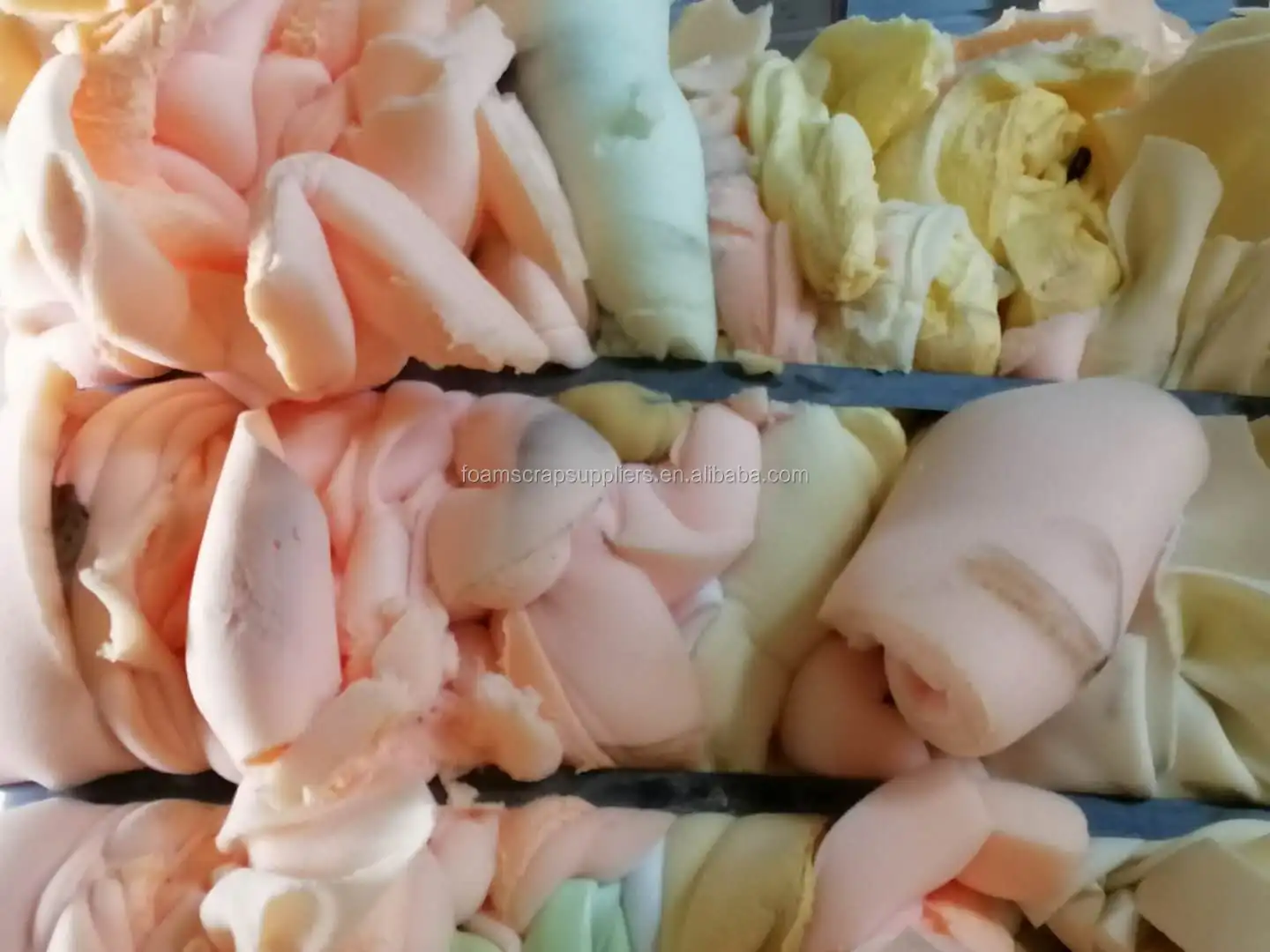 High Quality Polyurethane Trim Foam Scrap Mixed Colors Medium Density Pu Foam Scrap Compressed in Bales