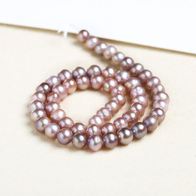 3-12mm Good Quality Natural Freshwater Pearl White pink Purple Freshwater Cultured Pearl for Jewelry Making