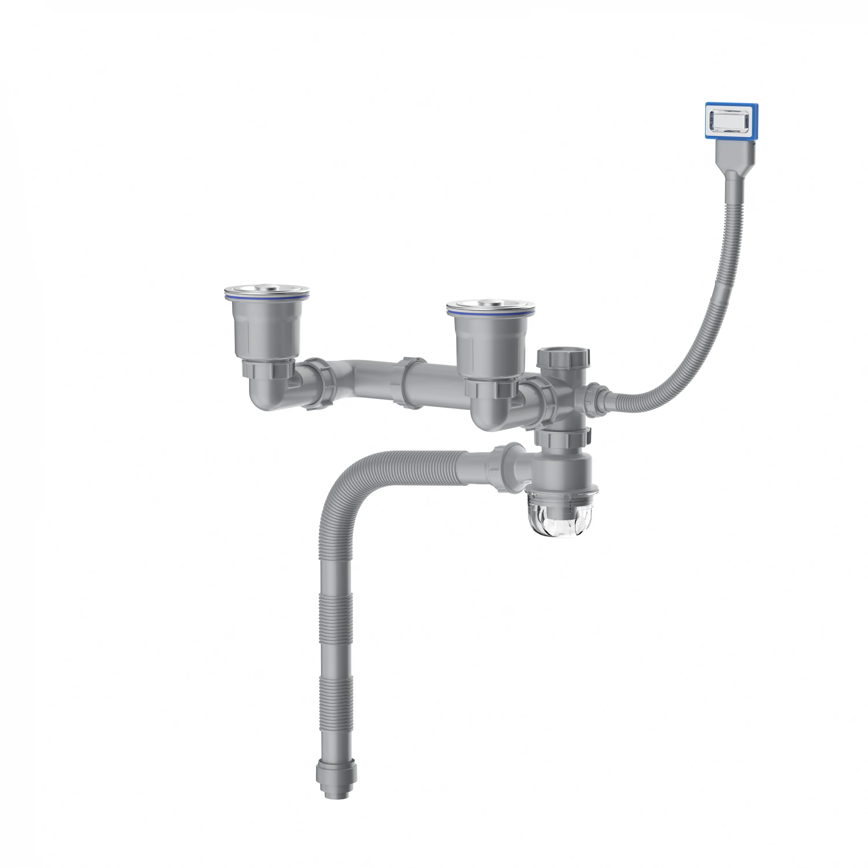 Набор для раковины с двойной чашей