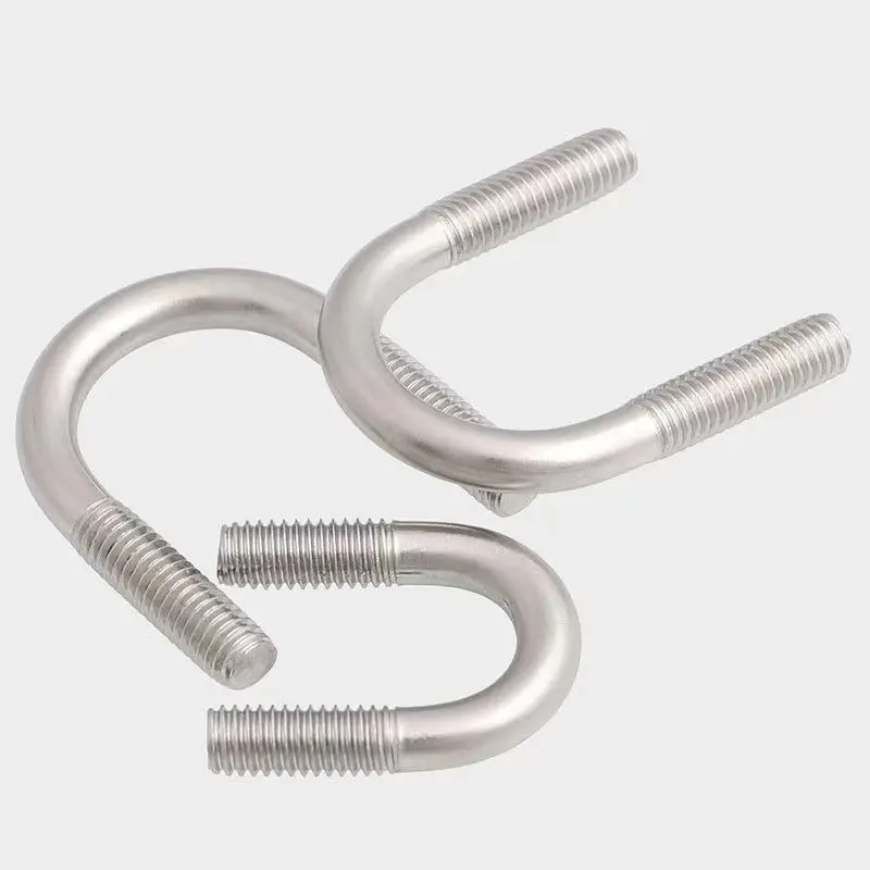 Good Quality Metric Series A2 M6 Pipe Diameter( 14~76mm) U Sizes Bolt Used With Angle Steel