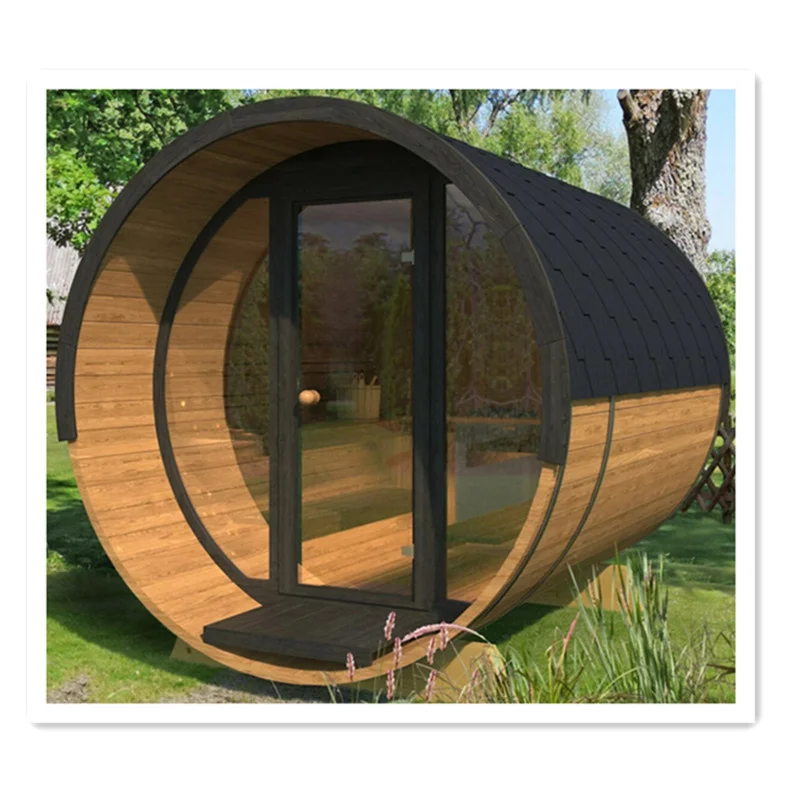 luxury seks sauna room hemlock wood large barrel outdoor sauna cheap barrel sauna