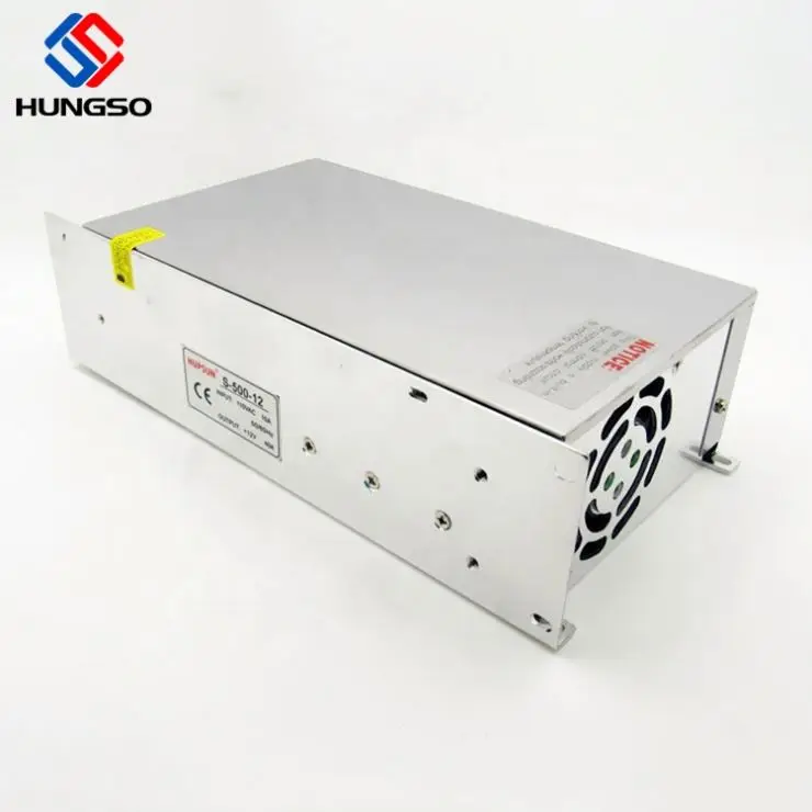 24 вольт smps Светодиодный драйвер Трансформатор ж/вентилятор fonte atx 500 Вт Питание