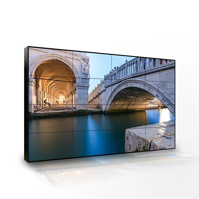 Small Pixel Pitch 55 Inch 4K 2x2 Multi Splicing Advertising Display Screen Digital Signage Panel LCD Video Wall