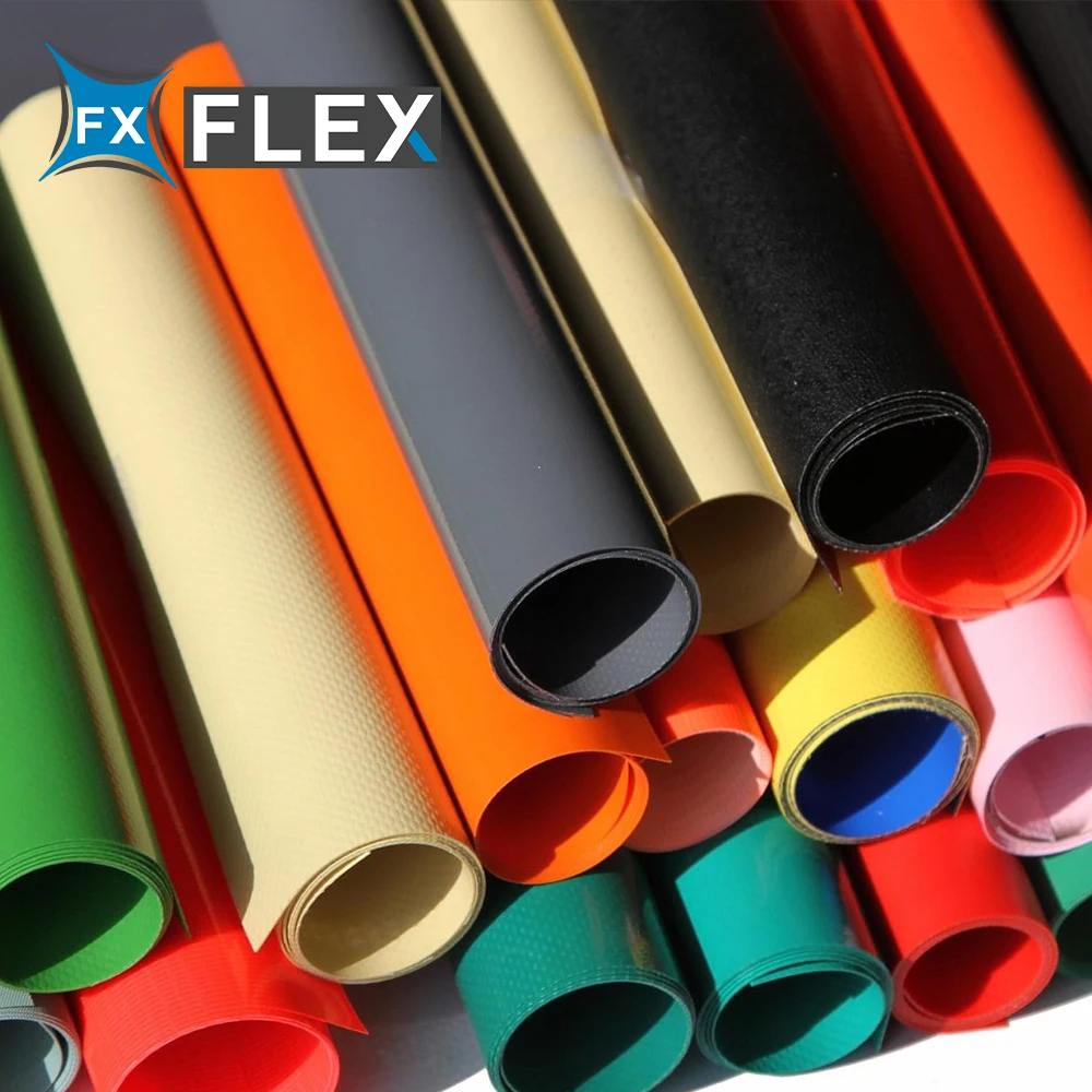 3P 6P 18oz Vinyl Coated Polyester Fabric Tarp Vinyl 22 oz Coated Heavy Duty Vinyl Tarpaulin Polyvinyl Chloride Tarpaulin