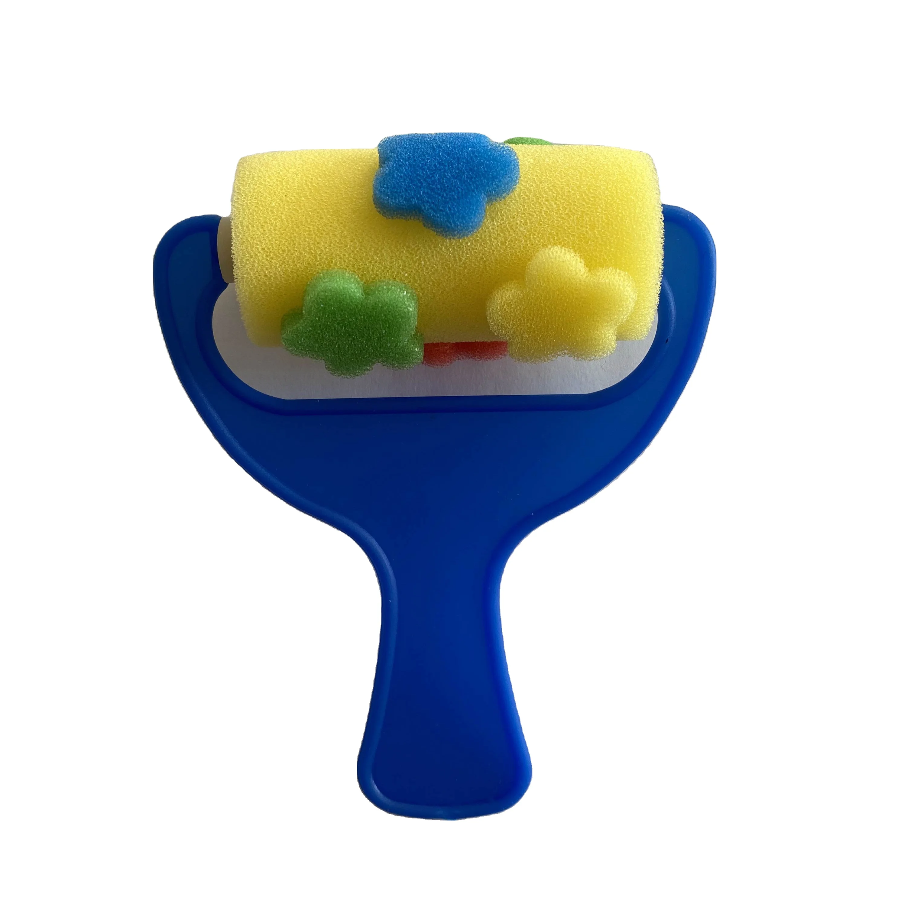 Economical Custom Design Big Slingshot Decal Blue Kids Painting Set Sponge Roller Brush