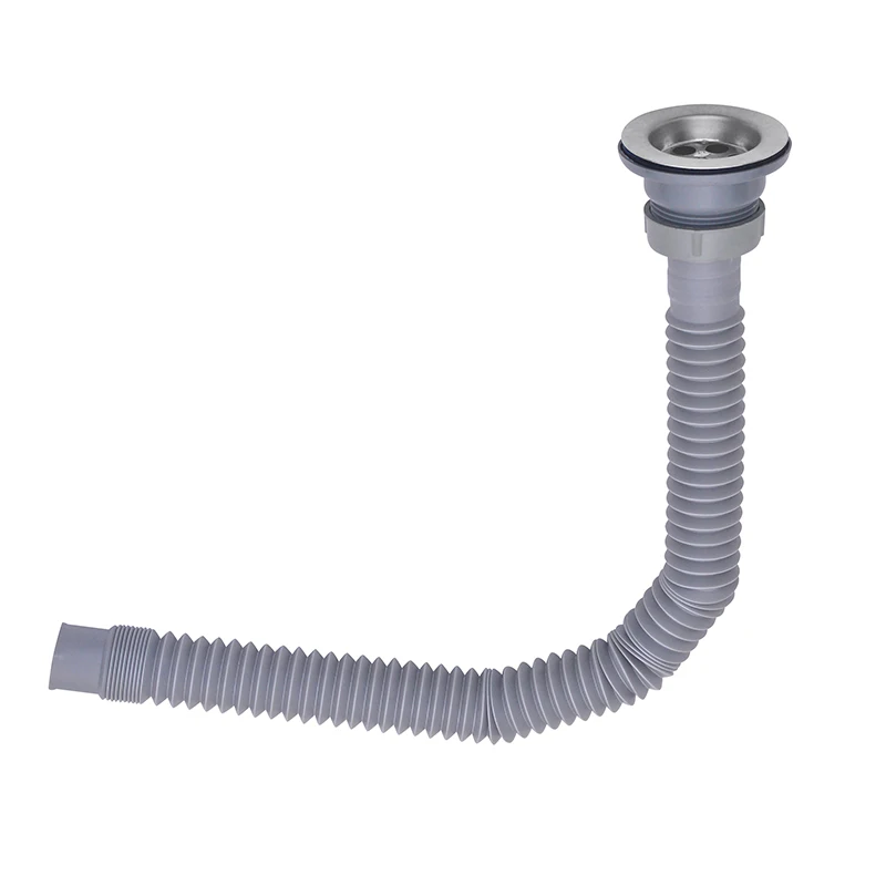 Single Bowl sink drainer basin drainer with siphon pipe sink drainer bottle trap drain strainers