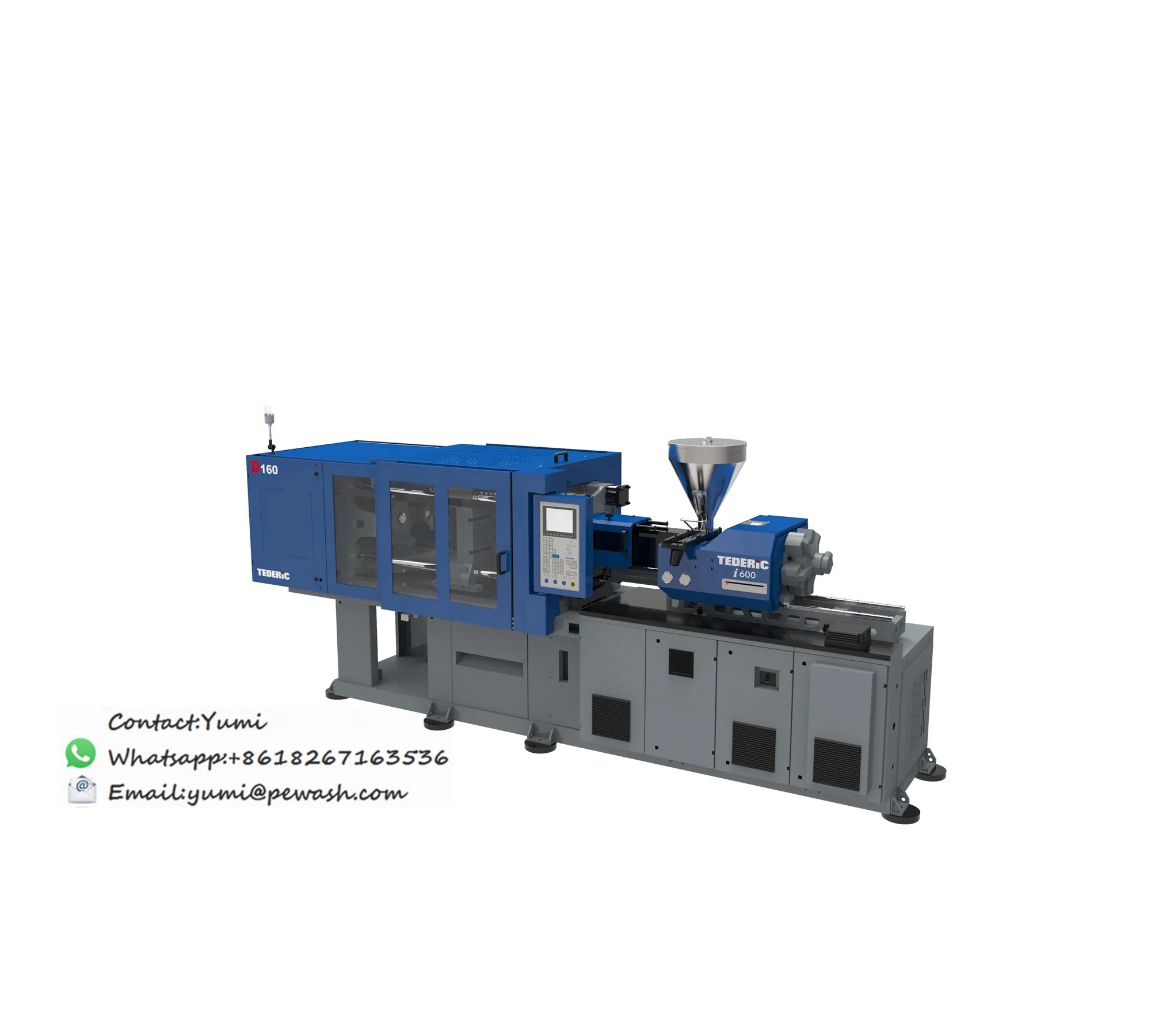 Used Tederic Servo Injection Molding Machine for Disposable Syringe Manufacturing Plant