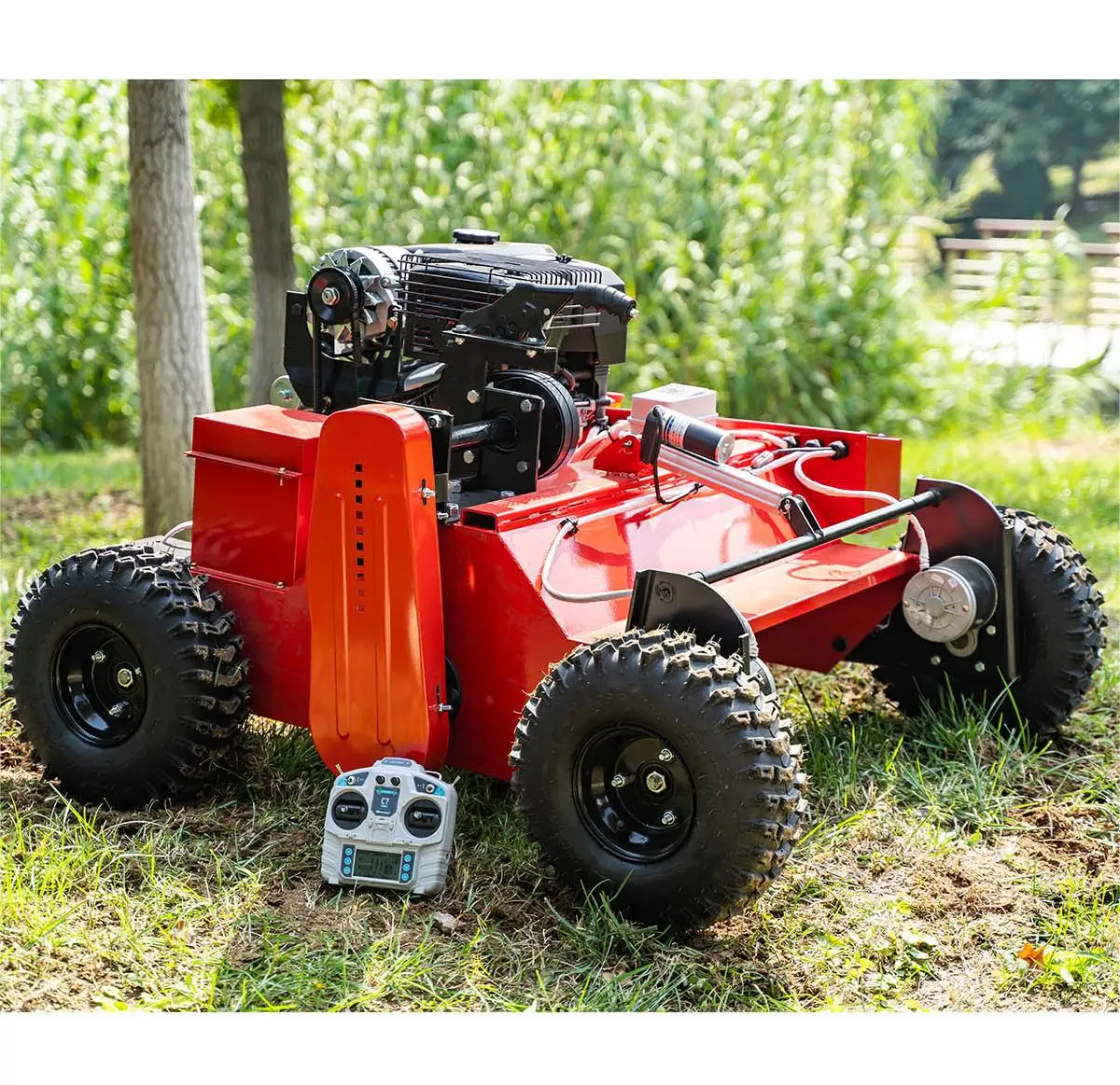 2024 профессиональная газонокосилка с дистанционным управлением