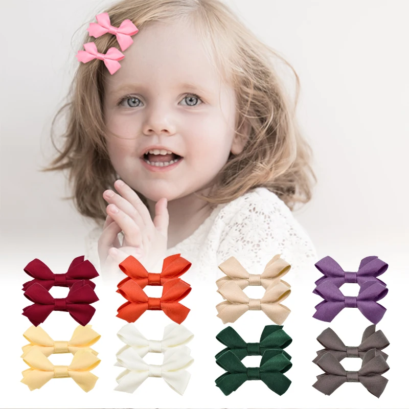 
6201211 Children Hair Bow Clip Barrette for Baby Girl Toddler Hair Accessories Fully Covered Hairpin Hairgrip Kid Cheap 