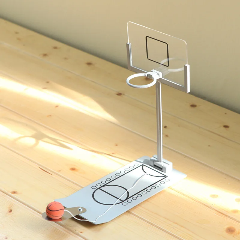 Custom mini foldable basketball hoop toy desktop shooting toy game tabletop basketball game