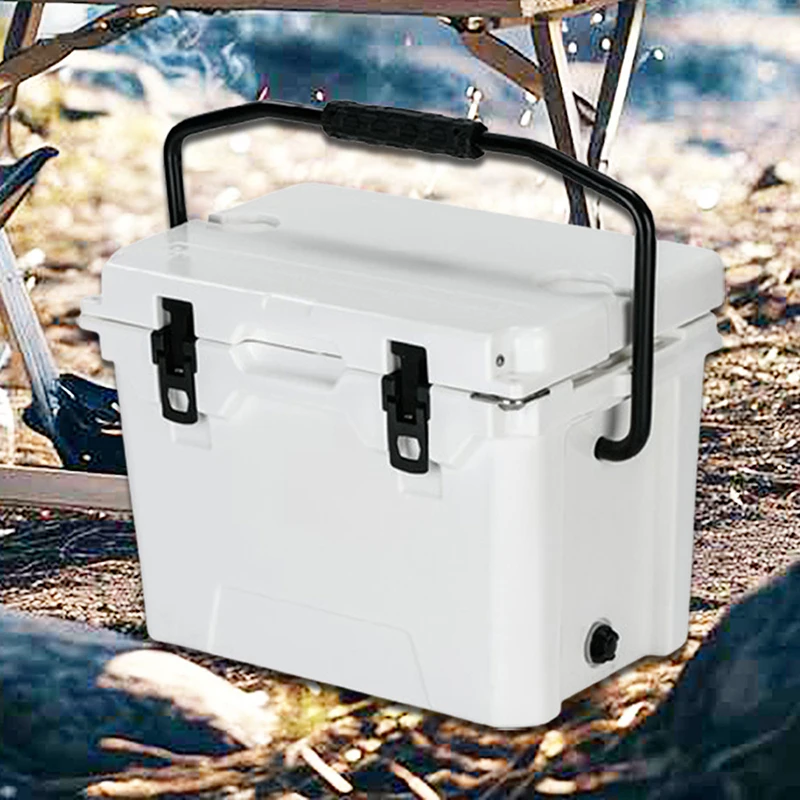 C101 Camping outdoor portable 25L incubator sea boat fishing PU ice package chest cooler box