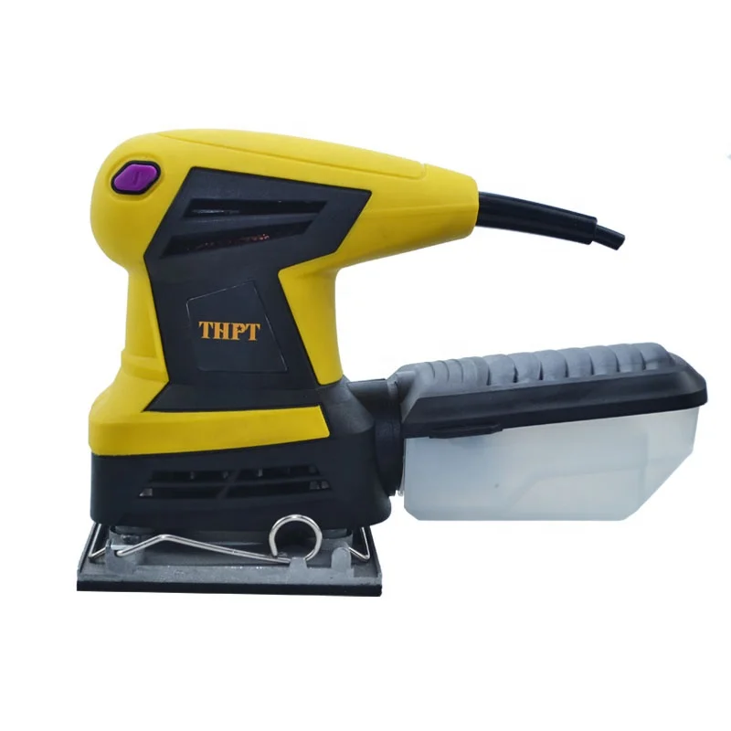 THPT OEM домашний DIY деревообрабатывающий Электроинструмент 260 Вт 110*100 мм электрическая Накладка для обработки ладони шлифовальная машина с самоклеющейся наждачной