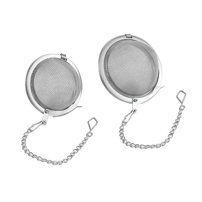 Wholesale 45mm 50mm 18/8 Stainless Steel Tea Ball Infuser Tea Strainer, Tea Filter