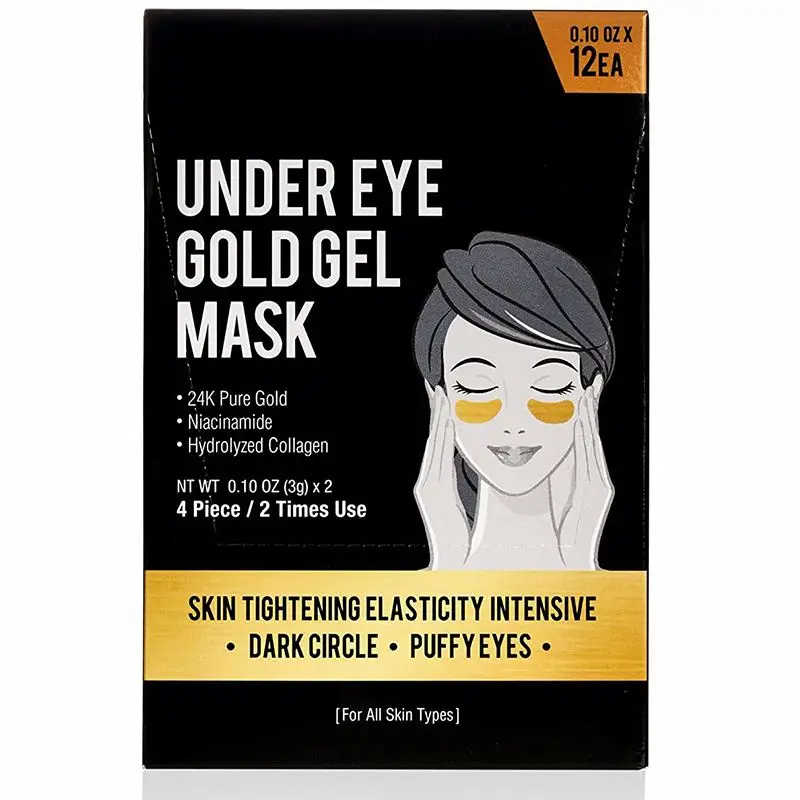Discount OEM Wholesale Private Label Collagen Mask Crystal Sheet Whitening Anti-Aging Lightening Dark Circles Freckles Eye Patch