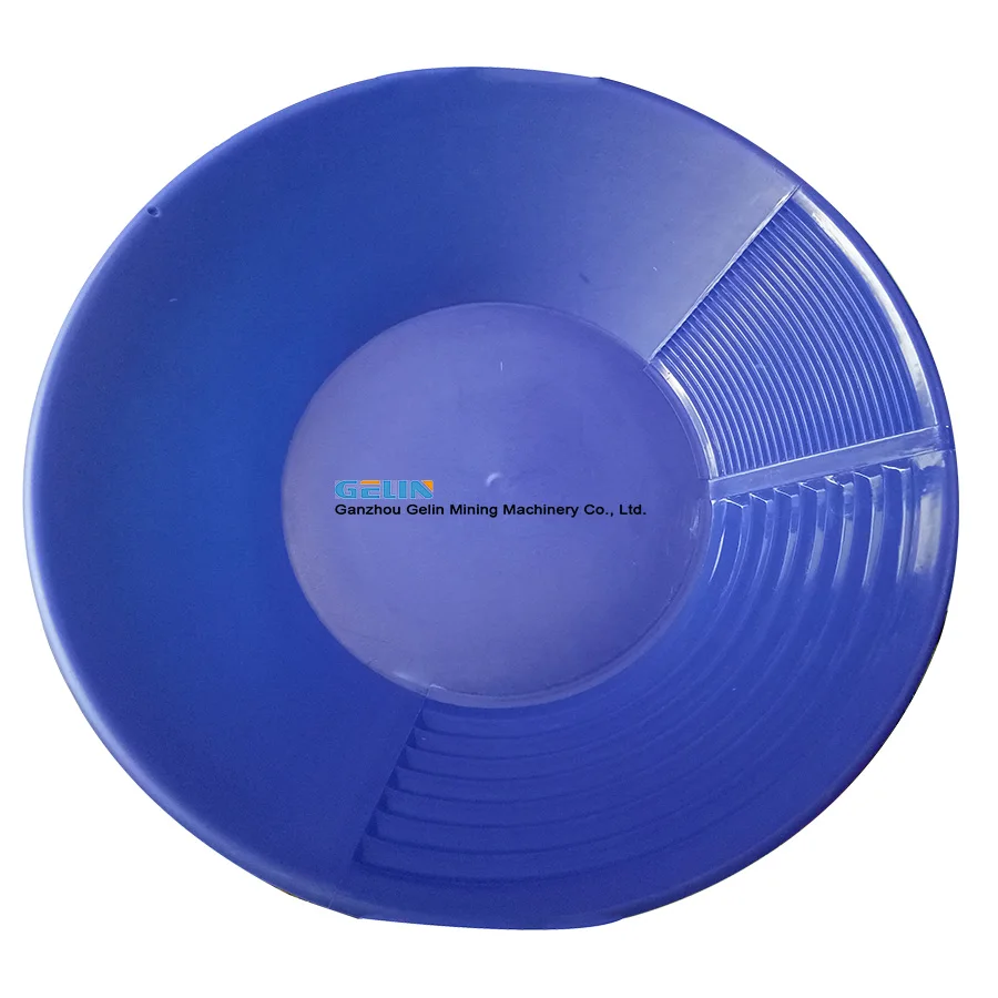 Alluvial sand gold gold washing pan