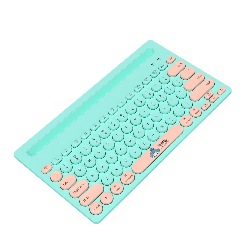 NACODEX 320i Cute Round keycap Custom BT Wireless Keyboard for iPad Android IOS compact Office mini keyboards