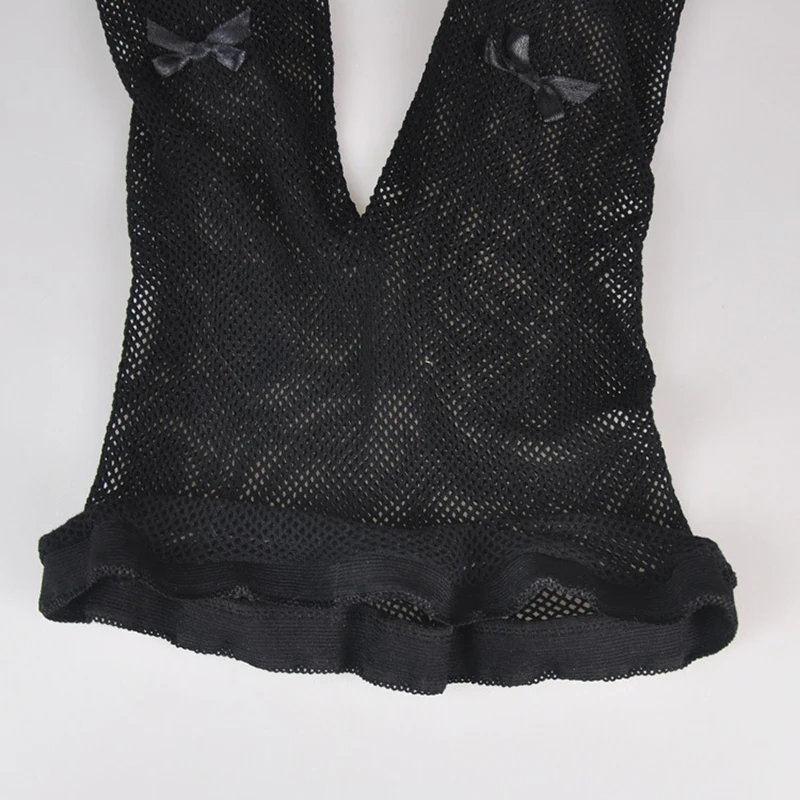 Custom Fashion Women Fishnet Sexy Luxury Hosiery Bow Stockings Pantyhose Tights Girls