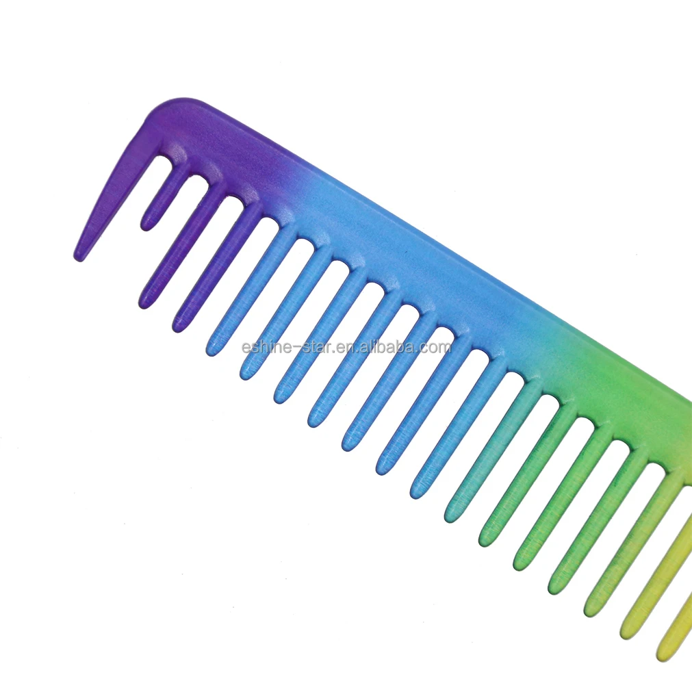 2021 New Products Rainbow Comb Made In Japan Hot Comb Custom Logo