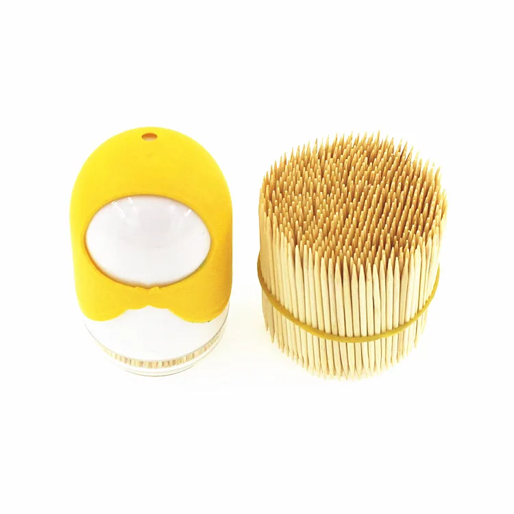 Healthy 100% Organic Round Thin Toothpick No Plastic Bamboo Tooth Pick