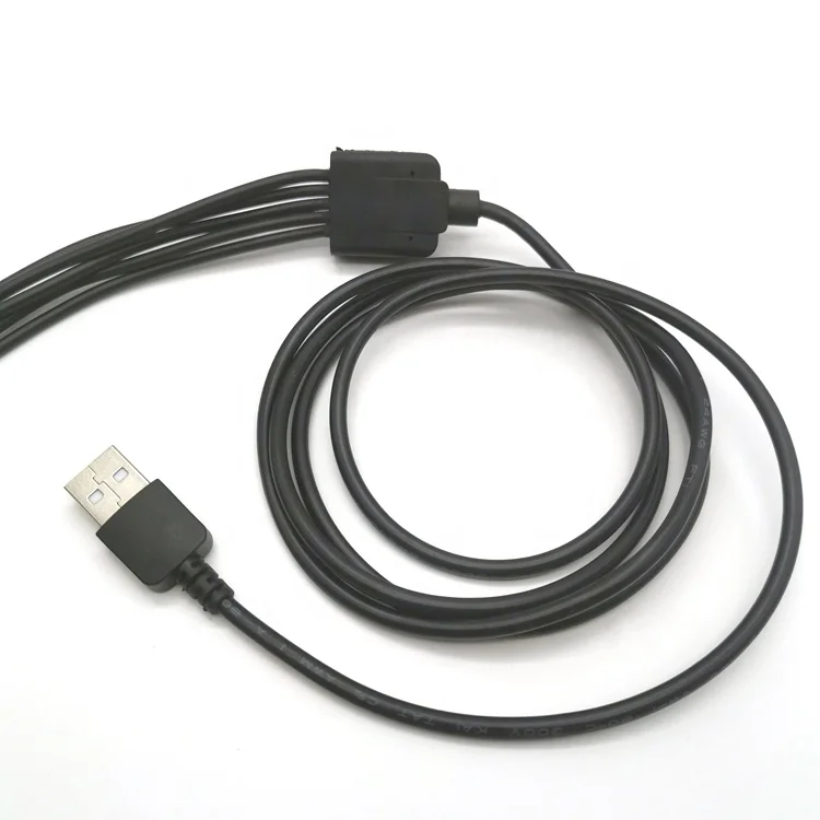 Силовой кабель с прямоугольным штекером USB A и DC3.5