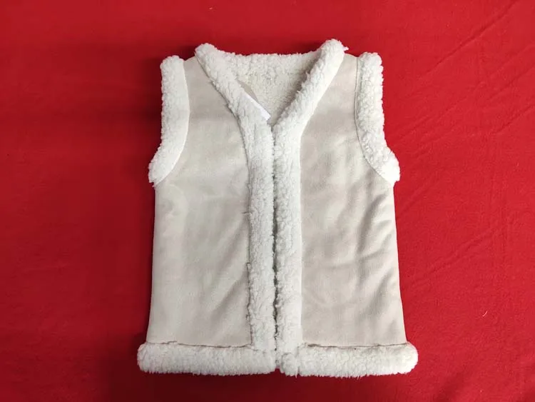 Осень-зима 2021, новый дизайн, детский замшевый жилет