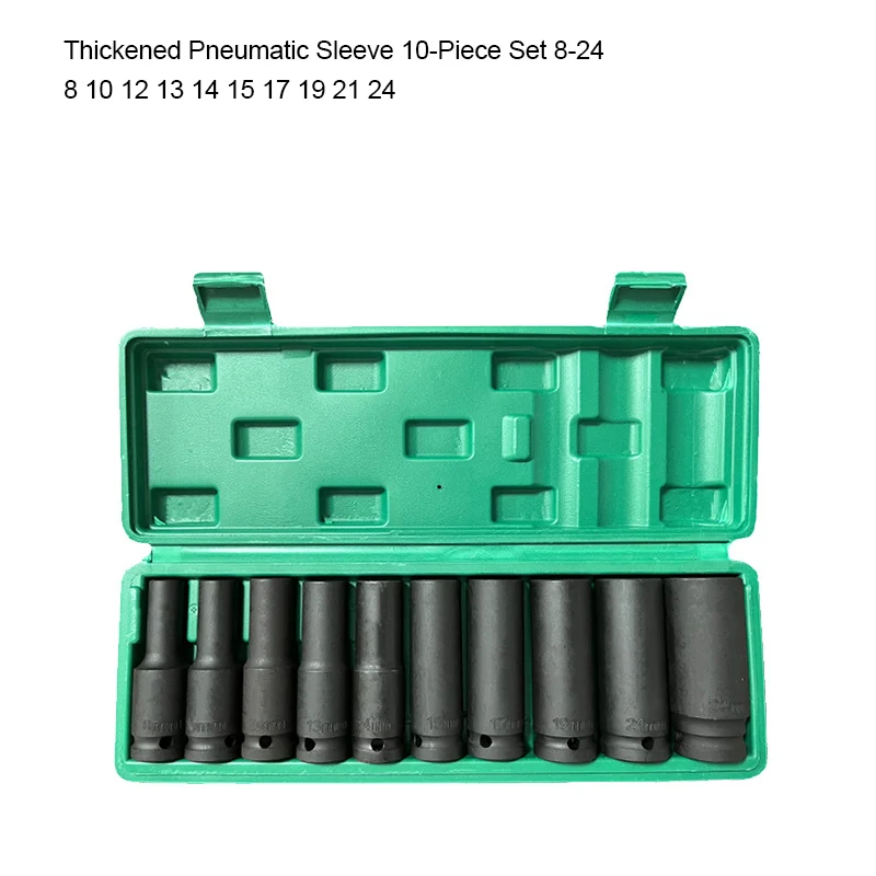 1/2 Drive 15PCS Socket Set with Custom Case Professional Kit Mechanics and Car Tool Sets