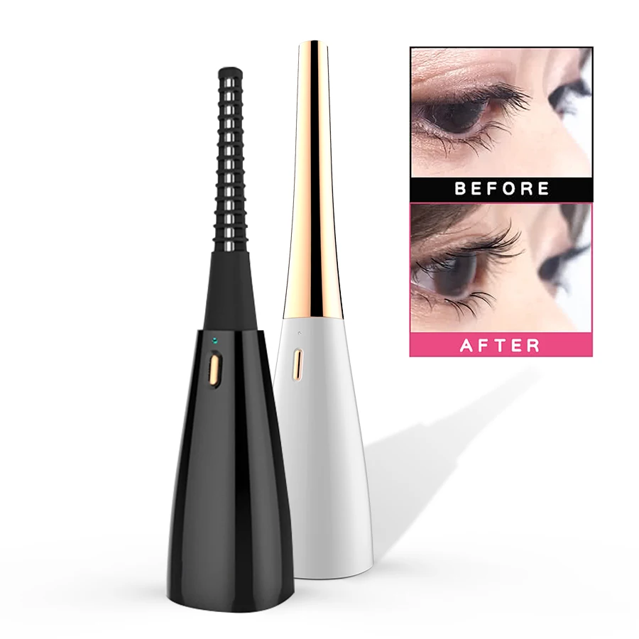 Sales Safety USB Charging Mini Eyelash Curler Tool Electric Heated Eye Lash Lift False Eyelash Curler