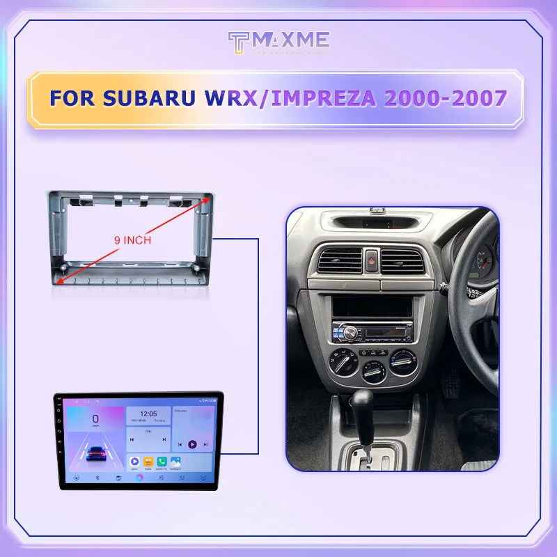 Maisimei популярная рама для автомобиля 9-дюймовая железная серая DVD рамка SUBARU Impreza WRX 2000 2007 LHD RHD