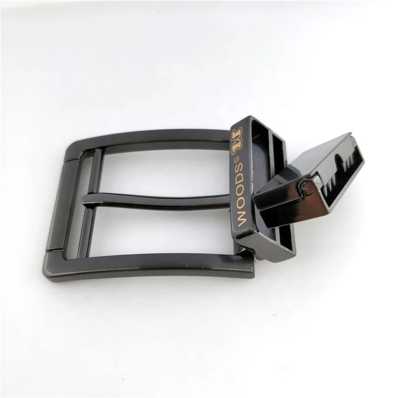 Factory wholesale 35mm reversible buckle silver rotating pin reversible buckle with screws