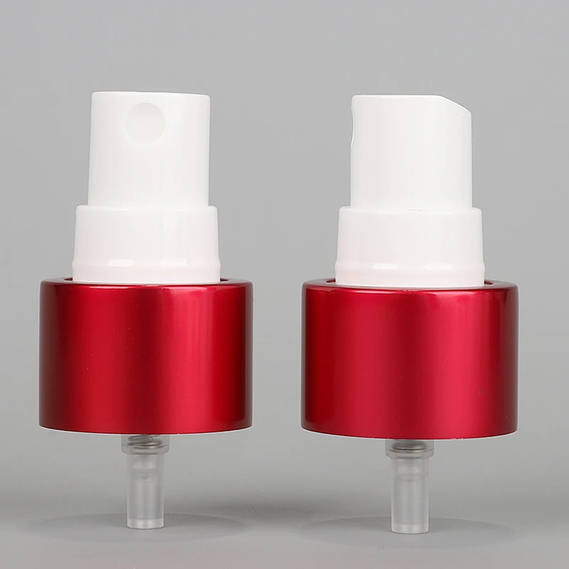 Wholesale 24/410 28/410 20/410 Aluminum red color Fine Mist Sprayer Pump Spray Head Use For Cosmetics